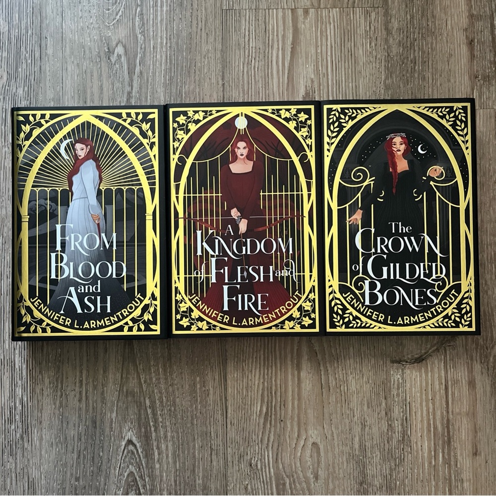 From Blood and Ash Fairyloot Exclusive Signed Sprayed Edges